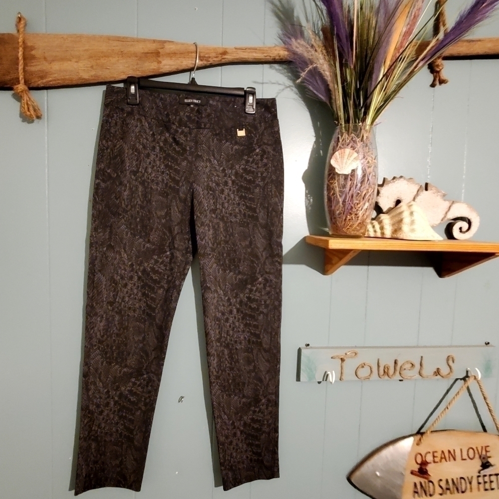 💥ELLEN TRACY SNAKESKIN PANTS